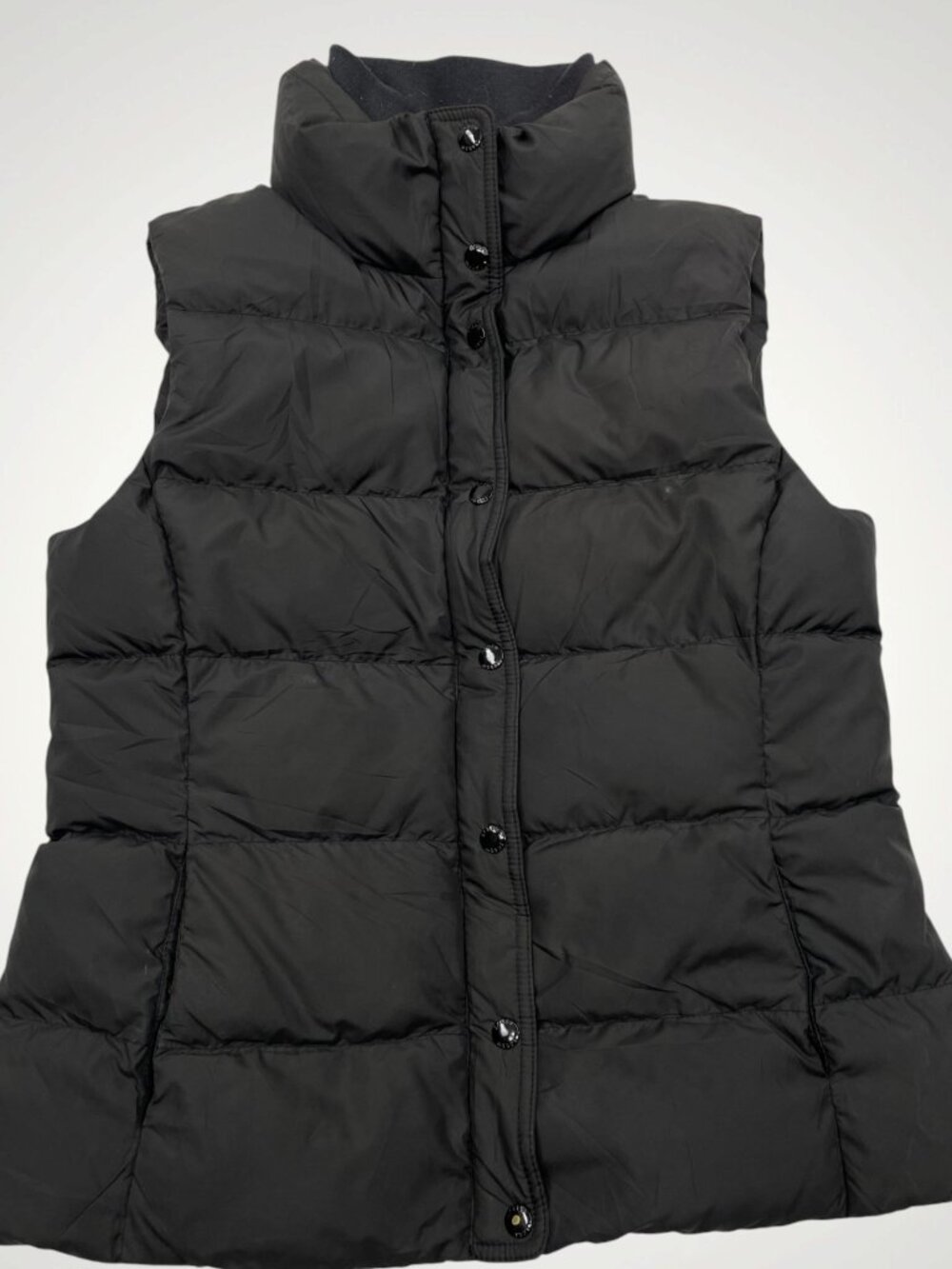 J. Crew Black Down Puffer VEST Jacket Insulated Winter Ski Snowboard Women’s M